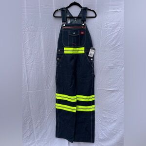 Dickies Dark Blue Men’s Reflective Overalls Size 32x32